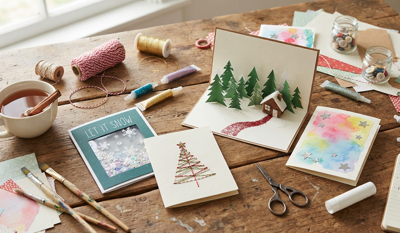 Homemade Christmas Card Ideas: DIY Projects to Warm Hearts This Season