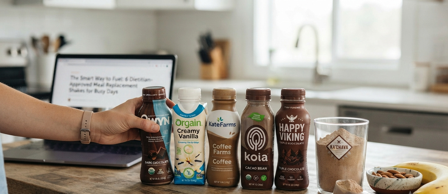The Smart Way to Fuel: 5 Dietitian-Approved Meal Replacement Shakes for Busy Days 1 The Smart Way to Fuel: 5 Dietitian-Approved Meal Replacement Shakes for Busy Days