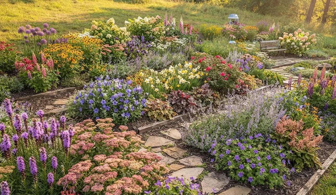 Low-Maintenance Perennial Flowers: A Beginner’s Guide to a Stunning, Stress-Free Garden 3 perennial garden flowers