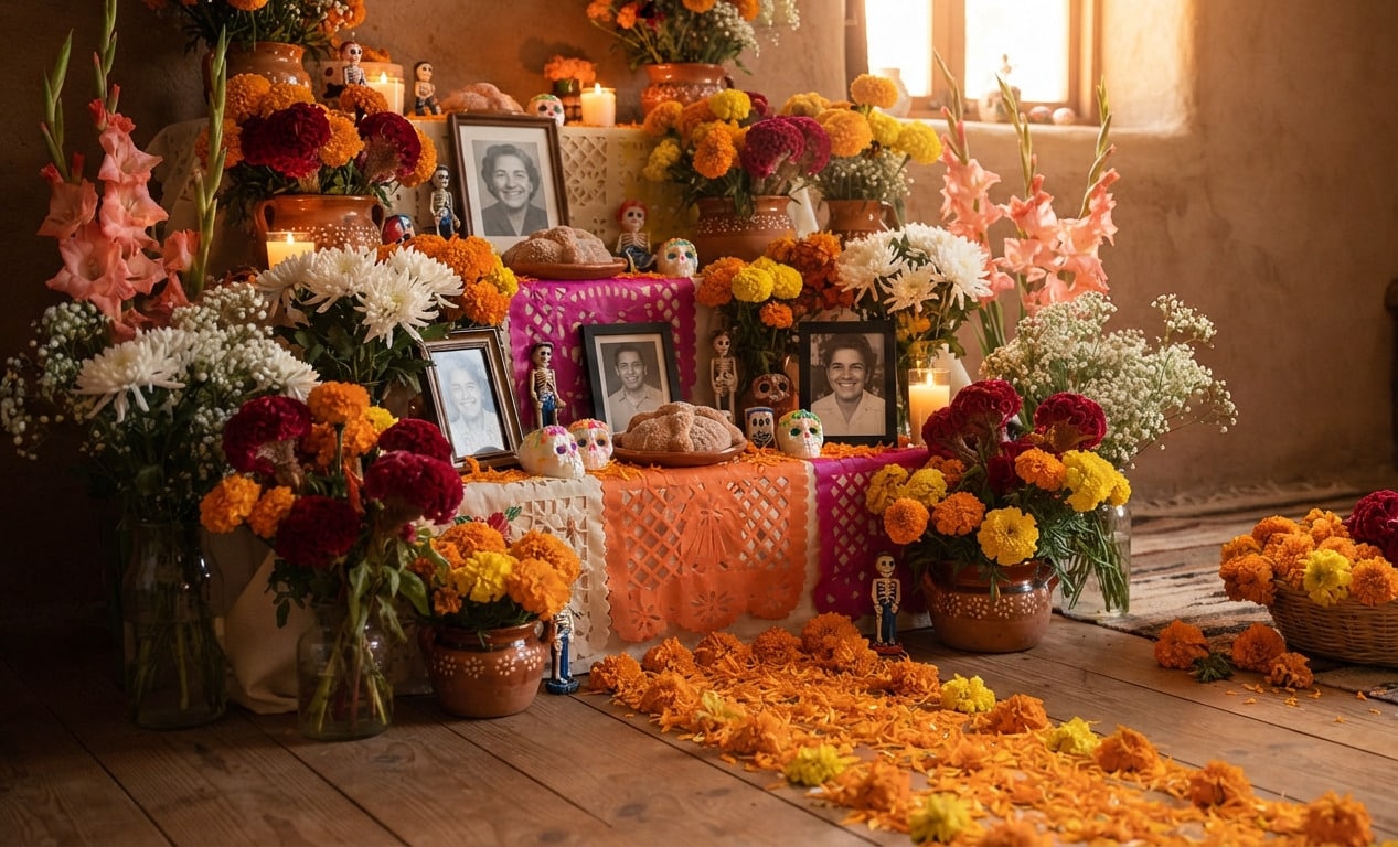 The Golden Path Home: Understanding the Most Popular Day of the Dead (Día de Muertos) Flowers 1 The Golden Path Home: Understanding the Most Popular Day of the Dead (Día de Muertos) Flowers