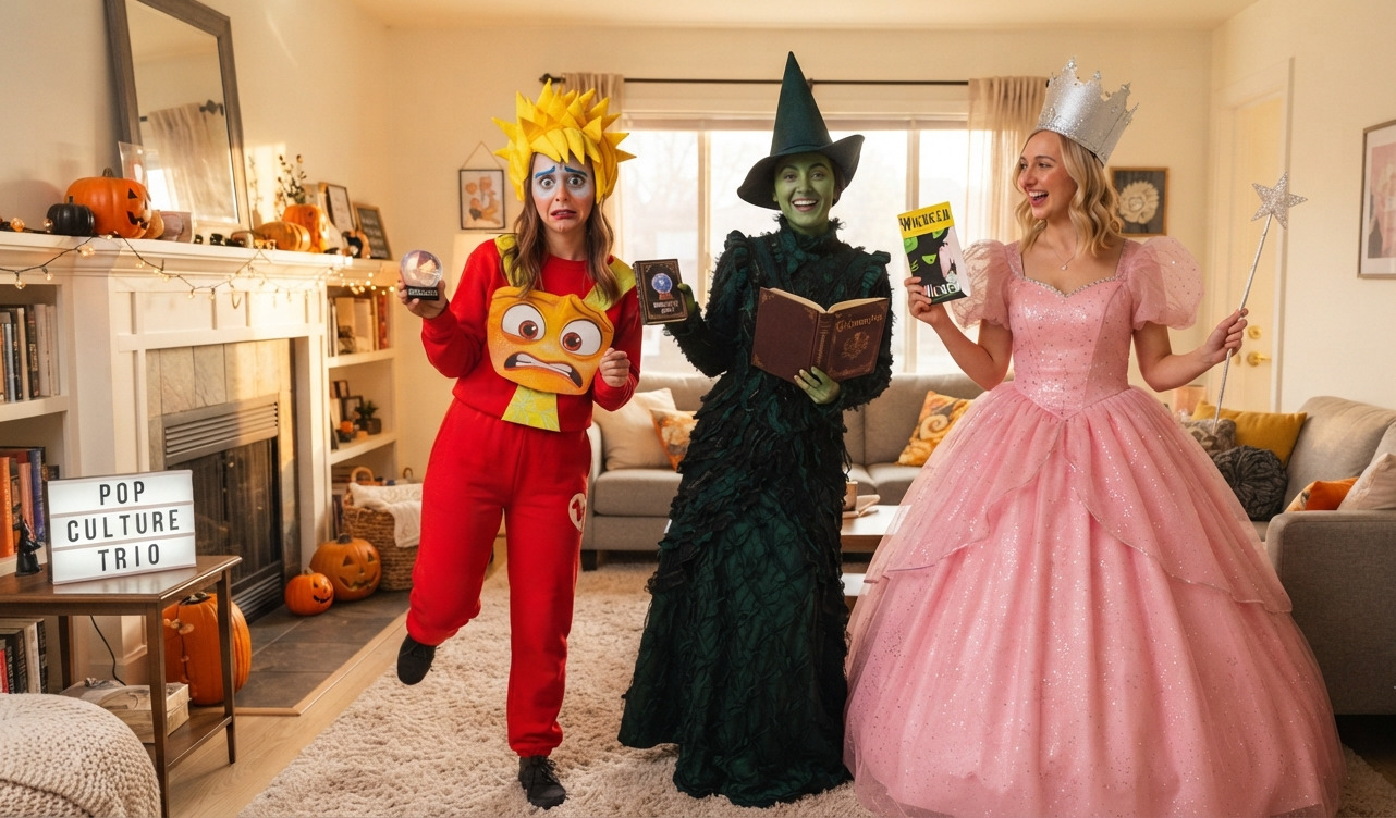 Trio Halloween Costumes That’ll Never Make You Feel Like a Third Wheel 2 Stop stressing over the 'third wheel' label—these creative and easy-to-DIY trio costume ideas will make you the highlight of every Halloween party