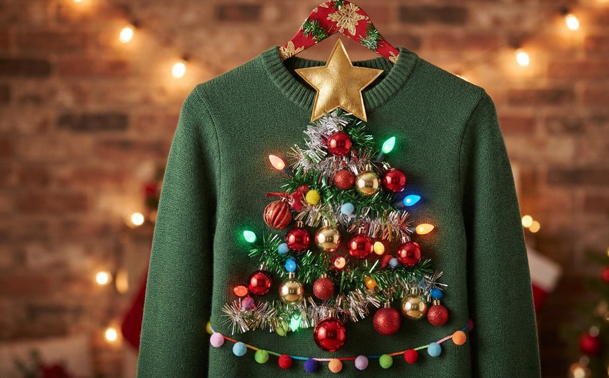 15 Creative DIY Ugly Christmas Sweater Ideas to Win Every Holiday Contest 2 From No-Sew Hacks to Hilarious Showstoppers: How to Craft the Ultimate Holiday Statement Piece on a Budget