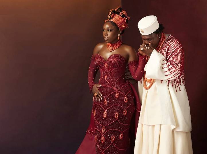 Zlatan Ibile and Davita Celebrate Traditional Wedding in Regal Edo Attire 1 Zlatan Ibile and Davita Celebrate Traditional Wedding in Regal Edo Attire